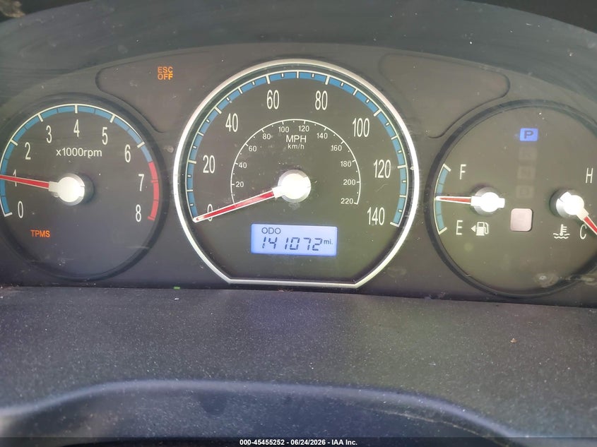 2009 Hyundai Santa fe VIN 5NMSG13D69H242278 IAAI salvage auction — NORMAL WEAR, Clear (Maryland), sold $1,200 on 2026-07-10 (photo 7)