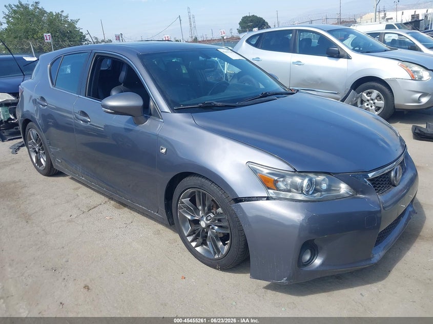 2012 Lexus Ct VIN JTHKD5BH6C2049739 IAAI salvage auction — UNDERCARRIAGE, Salvage (California), sold $1,950 on 2026-07-15 (photo 1)
