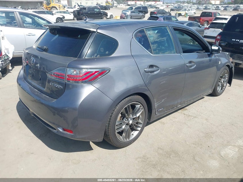 2012 Lexus Ct VIN JTHKD5BH6C2049739 IAAI salvage auction — UNDERCARRIAGE, Salvage (California), sold $1,950 on 2026-07-15 (photo 4)
