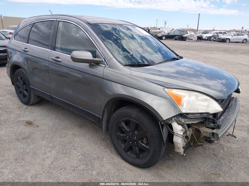 2007 Honda Cr-v VIN JHLRE38727C023531 IAAI salvage auction — LEFT FRONT, Salvage (California), sold $25 on 2026-07-17 (photo 1)