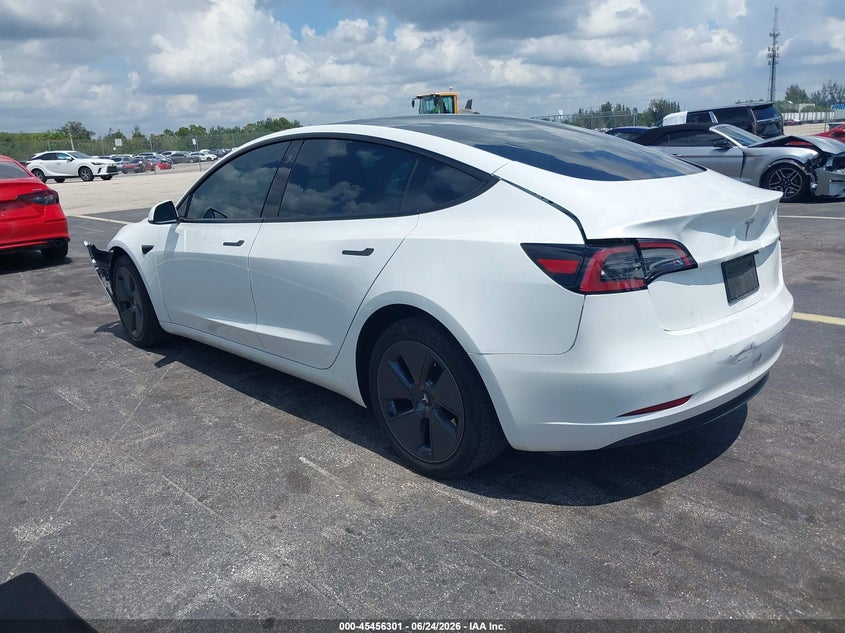 2023 Tesla Model 3 VIN 5YJ3E1EA2PF613898 IAAI salvage auction — FRONT END, Salvage Title, sold $9,150 on 2026-07-16 (photo 3)
