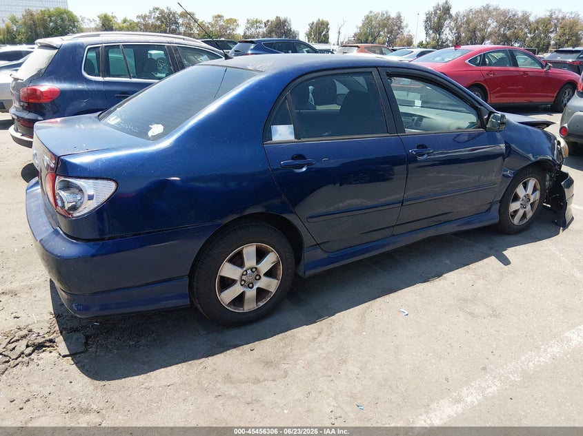 2005 Toyota Corolla VIN 1NXBR32E55Z500952 IAAI salvage auction — NORMAL WEAR, Salvage (California), sold $425 on 2026-07-09 (photo 4)