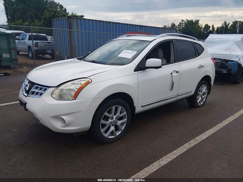 2012 Nissan Rogue VIN JN8AS5MT8CW262497 IAAI salvage auction — FRONT END, Salvage (Mississippi), sold $25 on 2026-07-30 (photo 2)