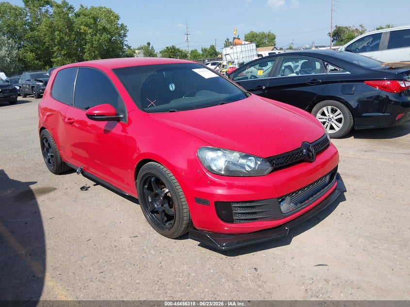 2011 Volkswagen Gti VIN WVWED7AJ6BW327223 IAAI salvage auction — FRONT & REAR, Salvage (Colorado), sold $875 on 2026-08-07 (photo 1)