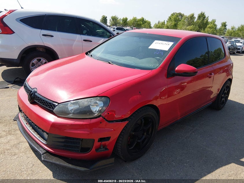 2011 Volkswagen Gti VIN WVWED7AJ6BW327223 IAAI salvage auction — FRONT & REAR, Salvage (Colorado), sold $875 on 2026-08-07 (photo 2)