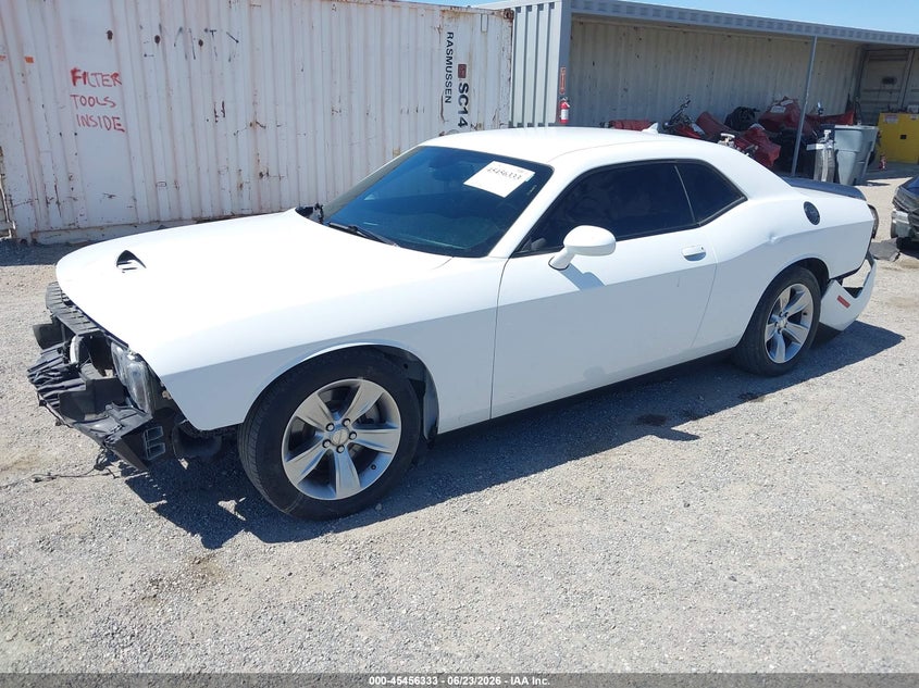 2021 Dodge Challenger VIN 2C3CDZJG2MH672634 IAAI salvage auction — FRONT & REAR, Salvage Title, sold $6,600 on 2026-07-22 (photo 2)