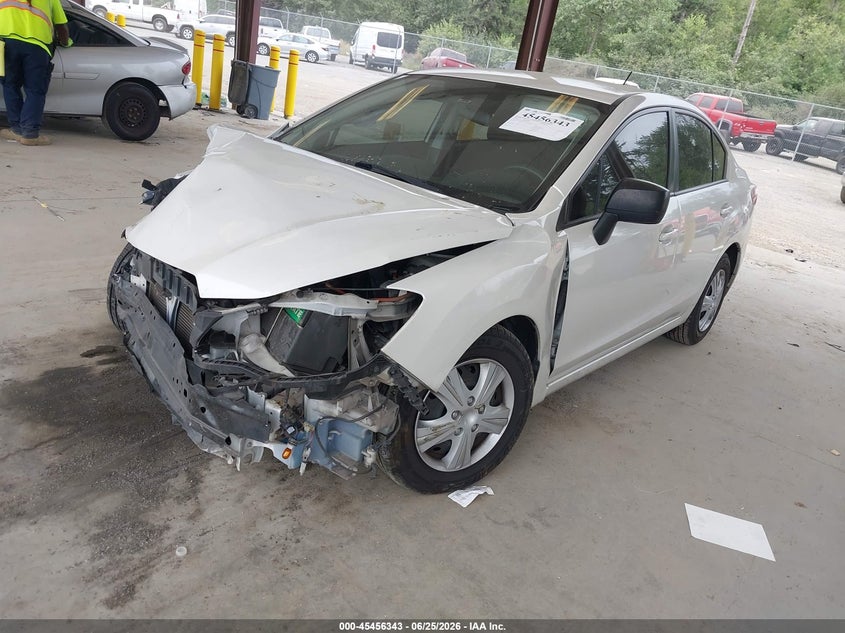 2014 Subaru Impreza VIN JF1GJAA68EH015753 IAAI salvage auction — FRONT END, Bill Of Sale (Washington), sold $500 on 2026-07-22 (photo 2)