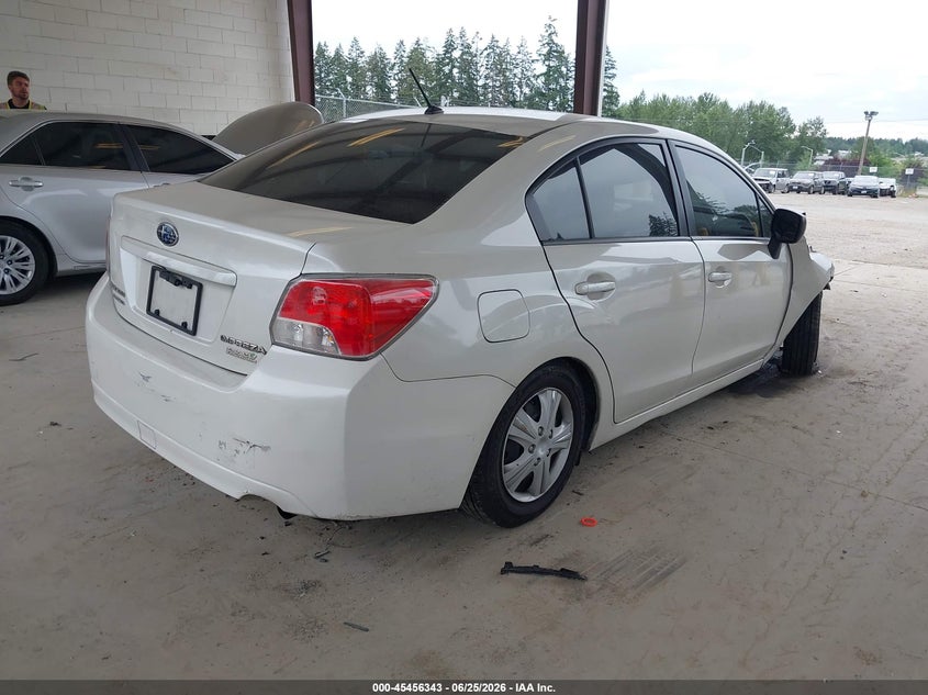 2014 Subaru Impreza VIN JF1GJAA68EH015753 IAAI salvage auction — FRONT END, Bill Of Sale (Washington), sold $500 on 2026-07-22 (photo 4)