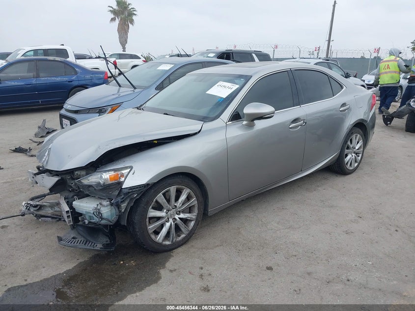 2016 Lexus Is VIN JTHBA1D23G5009293 IAAI salvage auction — FRONT END, Salvage (California), sold $1,100 on 2026-07-15 (photo 2)
