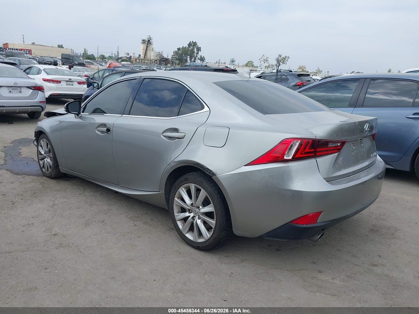 2016 Lexus Is VIN JTHBA1D23G5009293 IAAI salvage auction — FRONT END, Salvage (California), sold $1,100 on 2026-07-15 (photo 3)