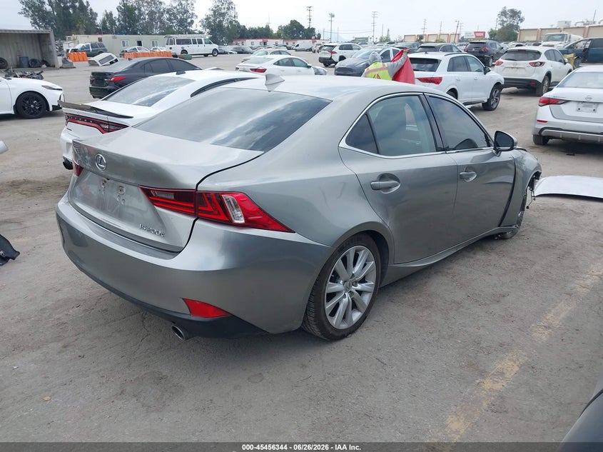 2016 Lexus Is VIN JTHBA1D23G5009293 IAAI salvage auction — FRONT END, Salvage (California), sold $1,100 on 2026-07-15 (photo 4)