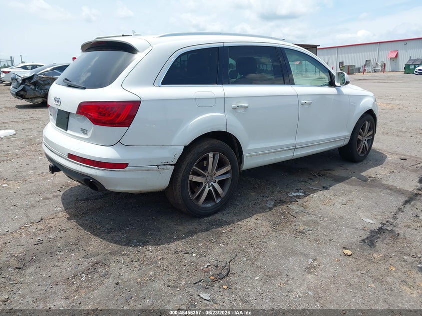 2015 Audi Q7 VIN WA1LGAFE6FD031623 IAAI salvage auction — NORMAL WEAR, Clear (Mississippi), sold $1,250 on 2026-07-22 (photo 4)