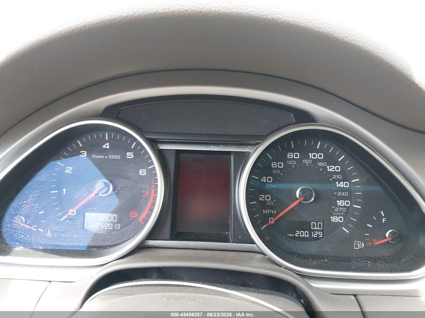 2015 Audi Q7 VIN WA1LGAFE6FD031623 IAAI salvage auction — NORMAL WEAR, Clear (Mississippi), sold $1,250 on 2026-07-22 (photo 7)