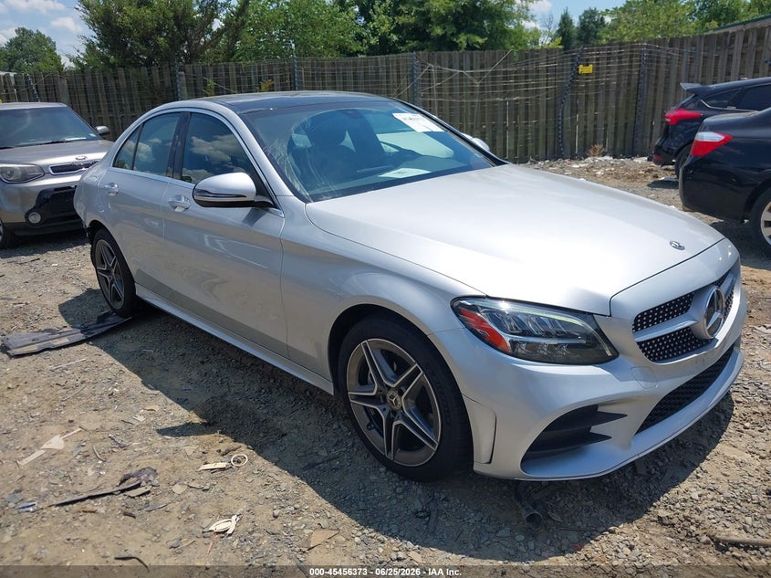 2021 Mercedes-benz C-klasse VIN W1KWF8EB1MR651825 IAAI salvage auction — REAR END, Salvage (Virginia), sold $13,300 on 2026-07-11 (photo 1)