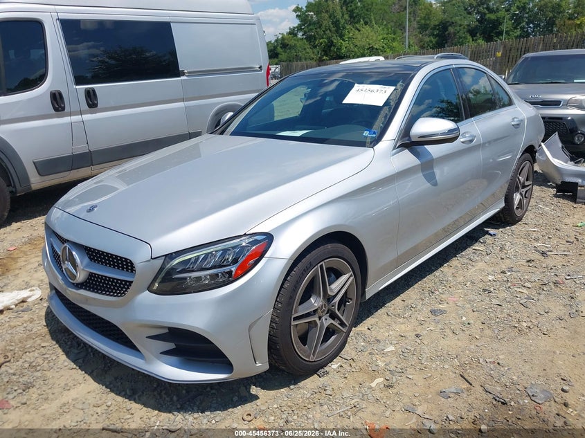 2021 Mercedes-benz C-klasse VIN W1KWF8EB1MR651825 IAAI salvage auction — REAR END, Salvage (Virginia), sold $13,300 on 2026-07-11 (photo 2)