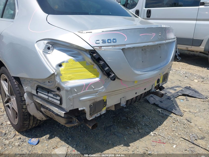 2021 Mercedes-benz C-klasse VIN W1KWF8EB1MR651825 IAAI salvage auction — REAR END, Salvage (Virginia), sold $13,300 on 2026-07-11 (photo 6)