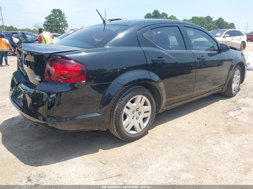 2013 Dodge Avenger VIN 1C3CDZAB2DN637670 IAAI salvage auction — REAR END, Salvage Title, sold $1,850 on 2026-09-03 (photo 4)