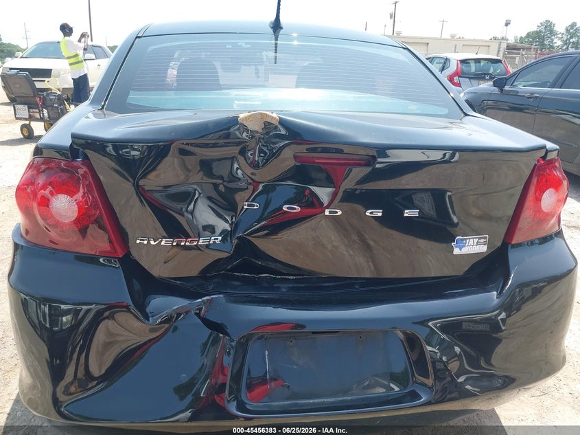 2013 Dodge Avenger VIN 1C3CDZAB2DN637670 IAAI salvage auction — REAR END, Salvage Title, sold $1,850 on 2026-09-03 (photo 6)