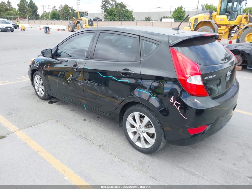 2014 Hyundai Accent VIN KMHCU5AE0EU141932 IAAI salvage auction — LEFT SIDE, Salvage (California), sold $775 on 2026-07-20 (photo 3)