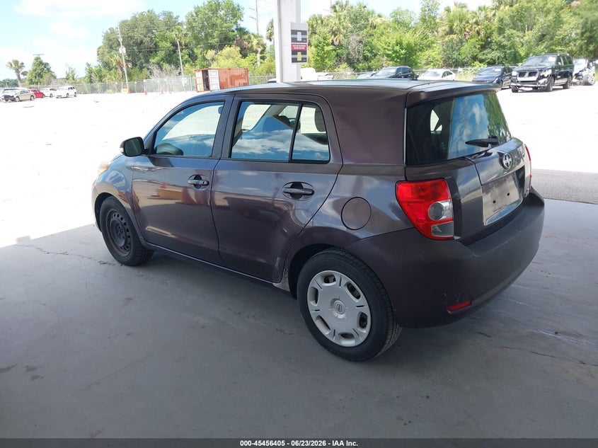 2010 Scion Xd VIN JTKKU4B46A1006927 IAAI salvage auction — NORMAL WEAR, Clear (Florida), sold $1,300 on 2026-07-08 (photo 3)