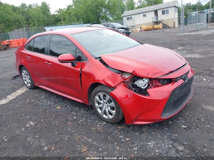 2020 Toyota Corolla VIN JTDEPRAE1LJ043857 IAAI salvage auction — FRONT END, Salvage Title, sold $2,900 on 2026-08-01 (photo 1)