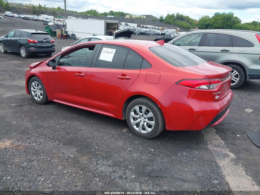 2020 Toyota Corolla VIN JTDEPRAE1LJ043857 IAAI salvage auction — FRONT END, Salvage Title, sold $2,900 on 2026-08-01 (photo 3)