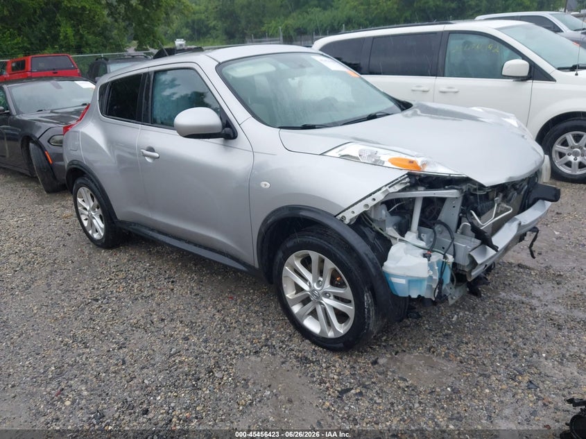 2012 Nissan Juke VIN JN8AF5MV4CT114113 IAAI salvage auction — FRONT END, Salvage Title, sold $825 on 2026-08-01 (photo 1)