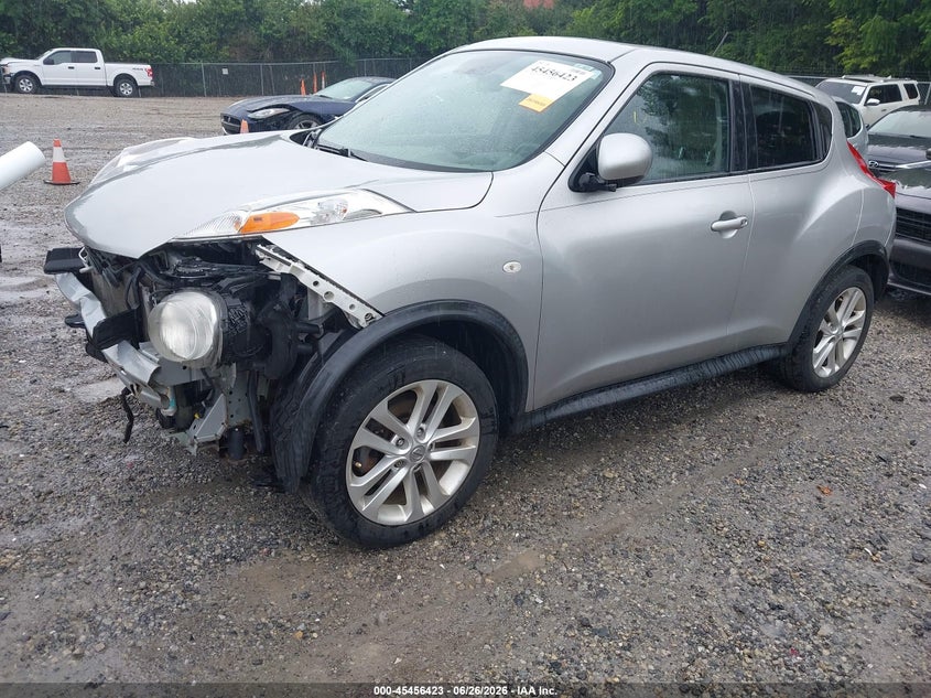 2012 Nissan Juke VIN JN8AF5MV4CT114113 IAAI salvage auction — FRONT END, Salvage Title, sold $825 on 2026-08-01 (photo 2)