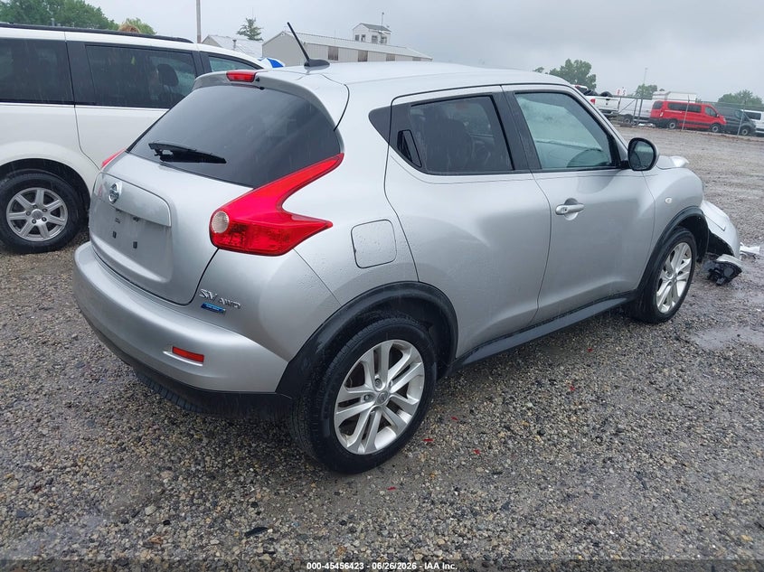 2012 Nissan Juke VIN JN8AF5MV4CT114113 IAAI salvage auction — FRONT END, Salvage Title, sold $825 on 2026-08-01 (photo 4)