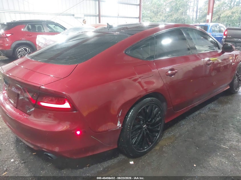 2012 Audi A7 VIN WAUSGAFC9CN004872 IAAI salvage auction — RIGHT REAR, Salvage (Virginia), sold $4,475 on 2026-07-16 (photo 6)