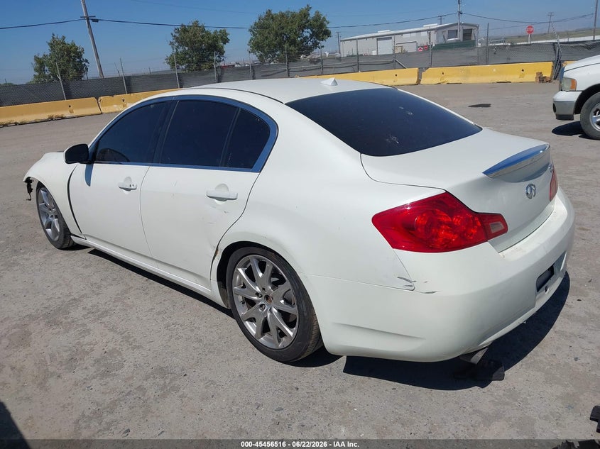 2007 Infiniti G35 VIN JNKBV61E97M726691 IAAI salvage auction — FRONT END, Lien Papers (California), sold $575 on 2026-07-09 (photo 3)