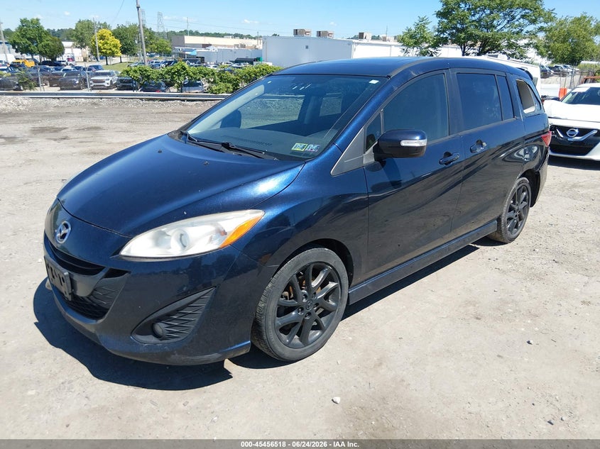 2014 Mazda 5 VIN JM1CW2DL8E0168231 IAAI salvage auction — REAR END, Salvage Title, sold $325 on 2026-07-24 (photo 2)