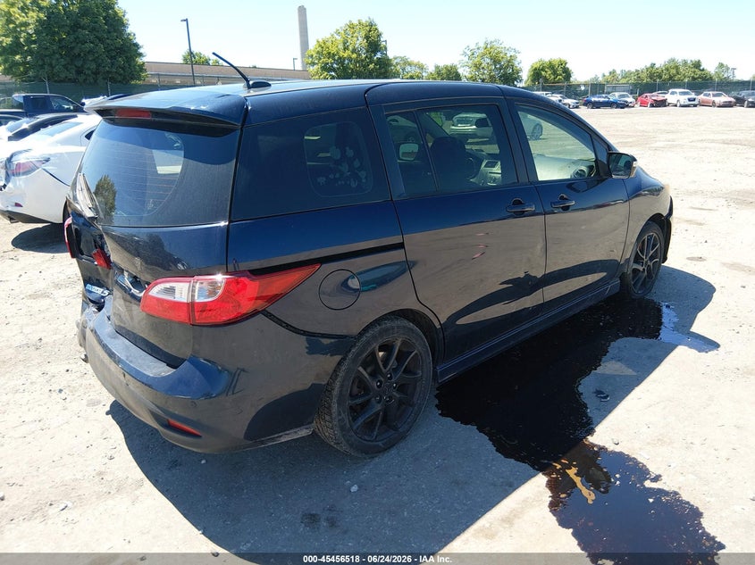 2014 Mazda 5 VIN JM1CW2DL8E0168231 IAAI salvage auction — REAR END, Salvage Title, sold $325 on 2026-07-24 (photo 4)