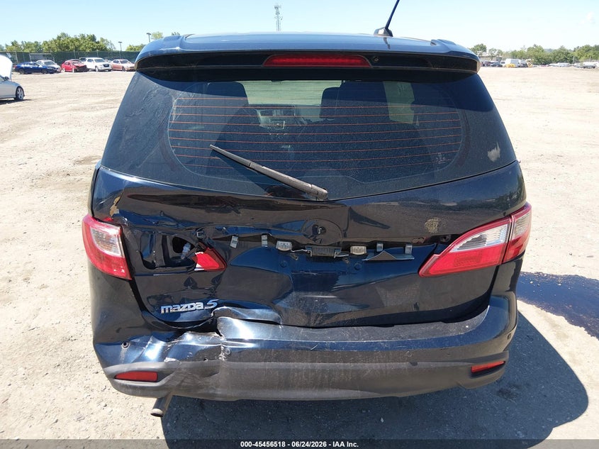 2014 Mazda 5 VIN JM1CW2DL8E0168231 IAAI salvage auction — REAR END, Salvage Title, sold $325 on 2026-07-24 (photo 6)