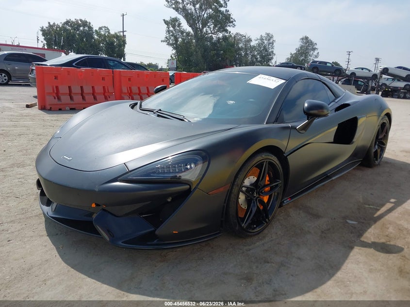 2020 Mclaren 570s VIN SBM13FAAXLW009027 IAAI salvage auction — UNKNOWN, Salvage Title, sold $70,000 on 2026-09-02 (photo 2)