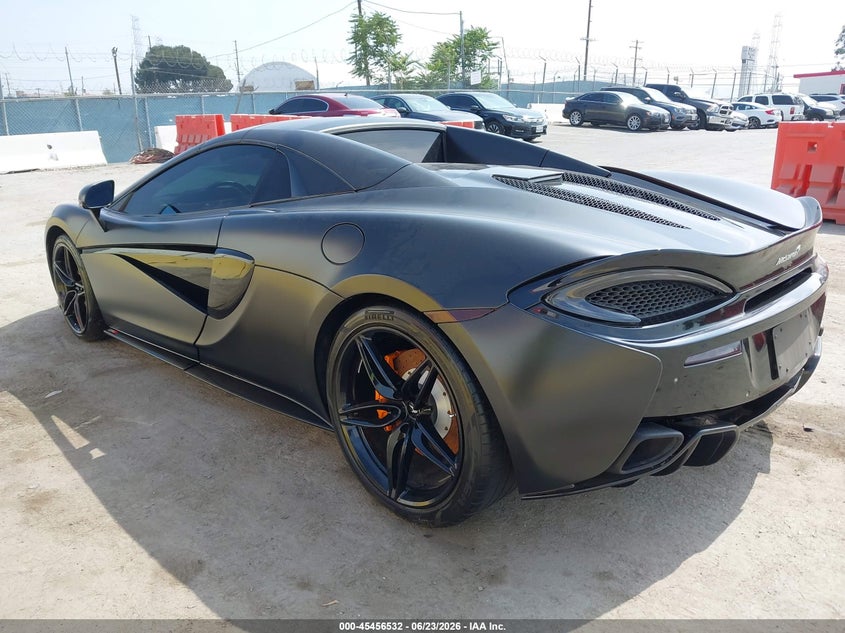 2020 Mclaren 570s VIN SBM13FAAXLW009027 IAAI salvage auction — UNKNOWN, Salvage Title, sold $70,000 on 2026-09-02 (photo 3)