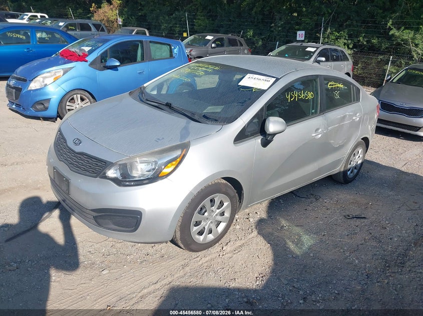 2012 Kia Rio VIN KNADM4A39C6094318 IAAI salvage auction — THEFT, Salvage Title, sold $325 on 2026-07-29 (photo 2)