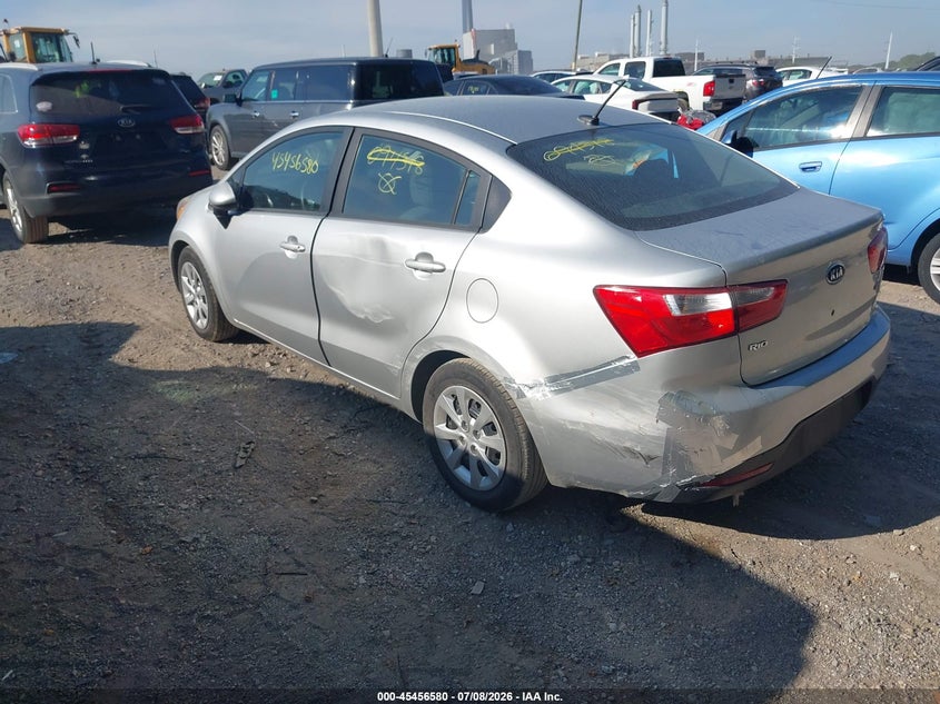 2012 Kia Rio VIN KNADM4A39C6094318 IAAI salvage auction — THEFT, Salvage Title, sold $325 on 2026-07-29 (photo 3)