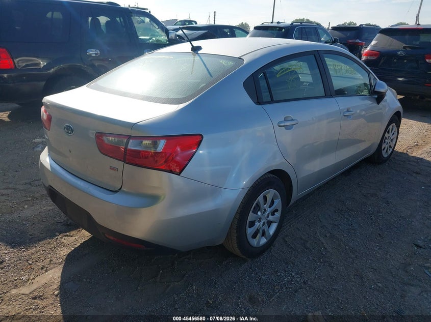 2012 Kia Rio VIN KNADM4A39C6094318 IAAI salvage auction — THEFT, Salvage Title, sold $325 on 2026-07-29 (photo 4)