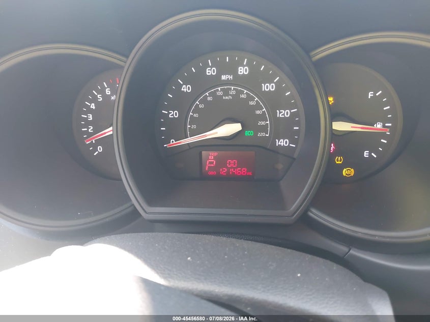 2012 Kia Rio VIN KNADM4A39C6094318 IAAI salvage auction — THEFT, Salvage Title, sold $325 on 2026-07-29 (photo 7)