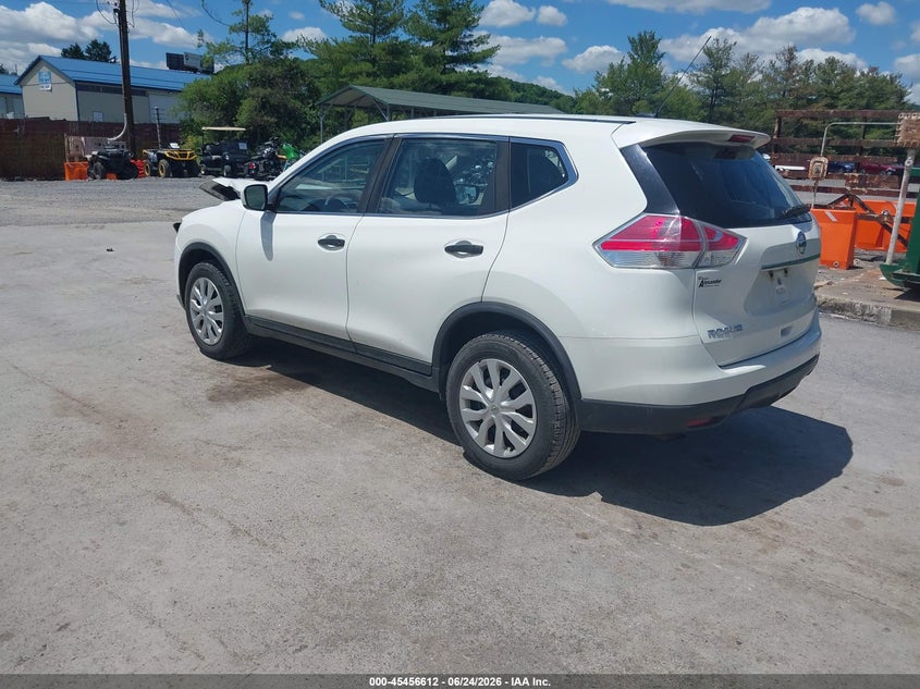 2016 Nissan Rogue VIN KNMAT2MV9GP690040 IAAI salvage auction — FRONT END, Salvage (Pennsylvania), sold $300 on 2026-07-22 (photo 3)