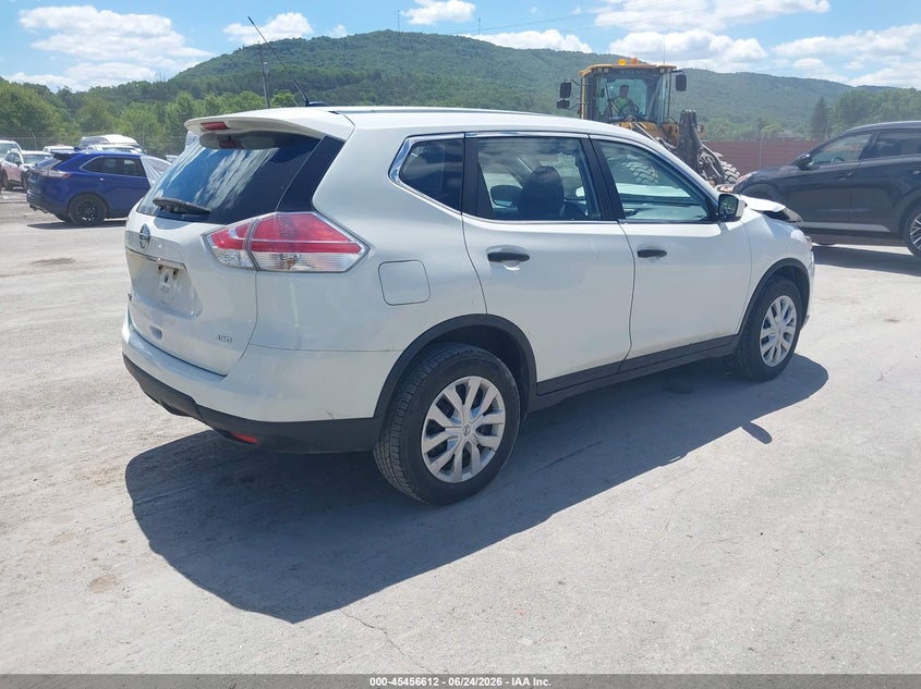 2016 Nissan Rogue VIN KNMAT2MV9GP690040 IAAI salvage auction — FRONT END, Salvage (Pennsylvania), sold $300 on 2026-07-22 (photo 4)