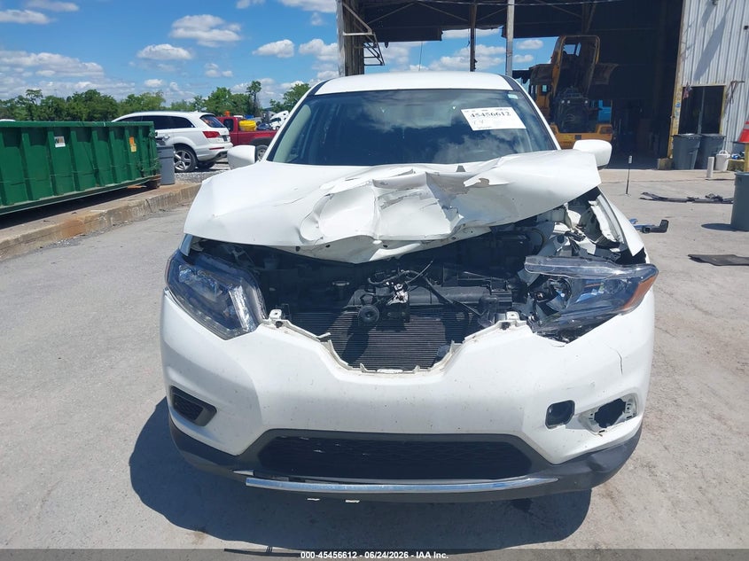 2016 Nissan Rogue VIN KNMAT2MV9GP690040 IAAI salvage auction — FRONT END, Salvage (Pennsylvania), sold $300 on 2026-07-22 (photo 6)
