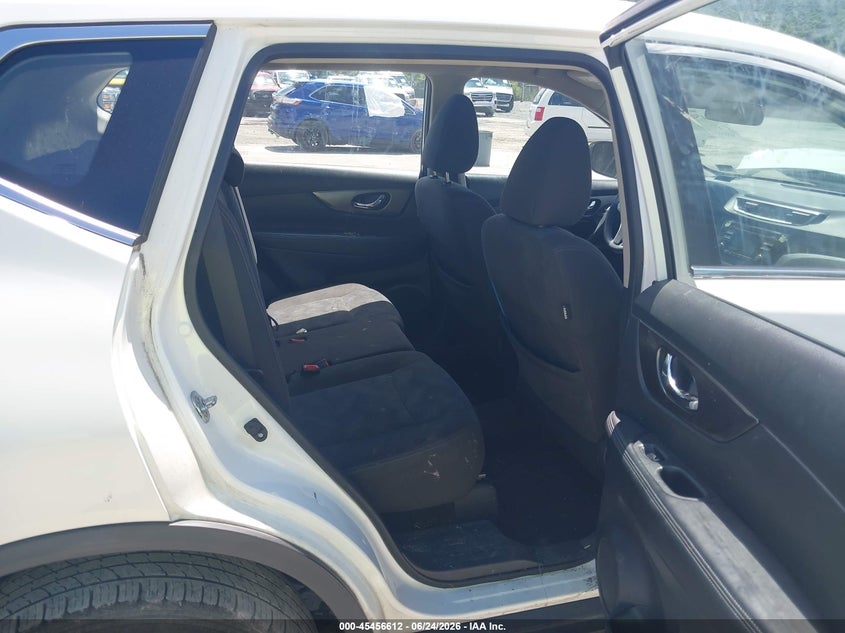 2016 Nissan Rogue VIN KNMAT2MV9GP690040 IAAI salvage auction — FRONT END, Salvage (Pennsylvania), sold $300 on 2026-07-22 (photo 8)