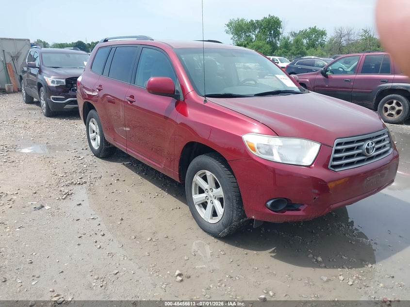2010 Toyota Highlander VIN 5TDBK3EH3AS002763 IAAI salvage auction — HAIL, Junk Bill Of Sale Mv2459 (Wisconsin), sold $2,650 on 2026-07-09 (photo 1)
