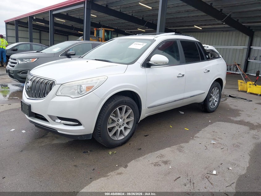 2016 Buick Enclave VIN 5GAKRBKD5GJ249815 IAAI salvage auction — STORM DAMAGE, Certificate Of Title (Nebraska), sold $700 on 2026-07-19 (photo 2)