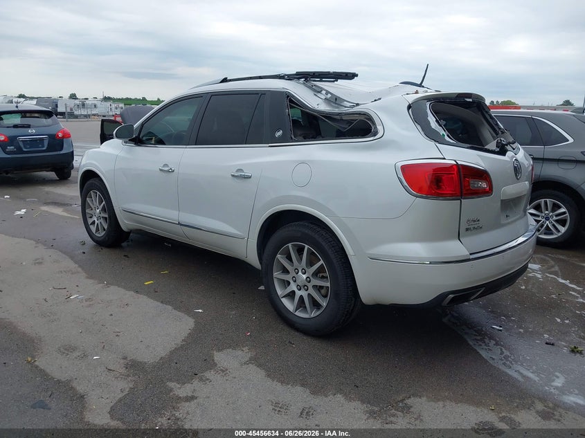 2016 Buick Enclave VIN 5GAKRBKD5GJ249815 IAAI salvage auction — STORM DAMAGE, Certificate Of Title (Nebraska), sold $700 on 2026-07-19 (photo 3)