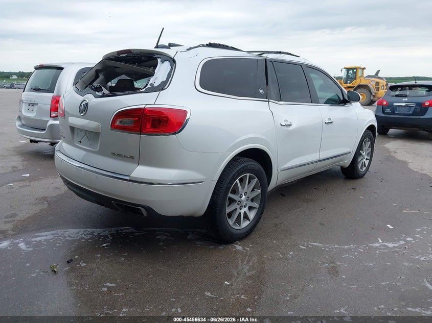 2016 Buick Enclave VIN 5GAKRBKD5GJ249815 IAAI salvage auction — STORM DAMAGE, Certificate Of Title (Nebraska), sold $700 on 2026-07-19 (photo 4)