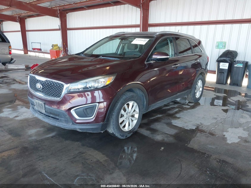 2017 Kia Sorento VIN 5XYPG4A52HG222007 IAAI salvage auction — NORMAL WEAR, Clear - Dealer Only (California), sold $1,450 on 2026-07-28 (photo 2)
