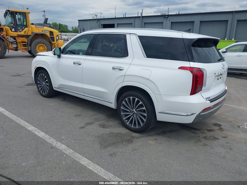 2025 Hyundai Palisade VIN KM8R7DGE2SU827615 IAAI salvage auction — FRONT END, Salvage (Indiana), sold $19,100 on 2026-07-24 (photo 3)